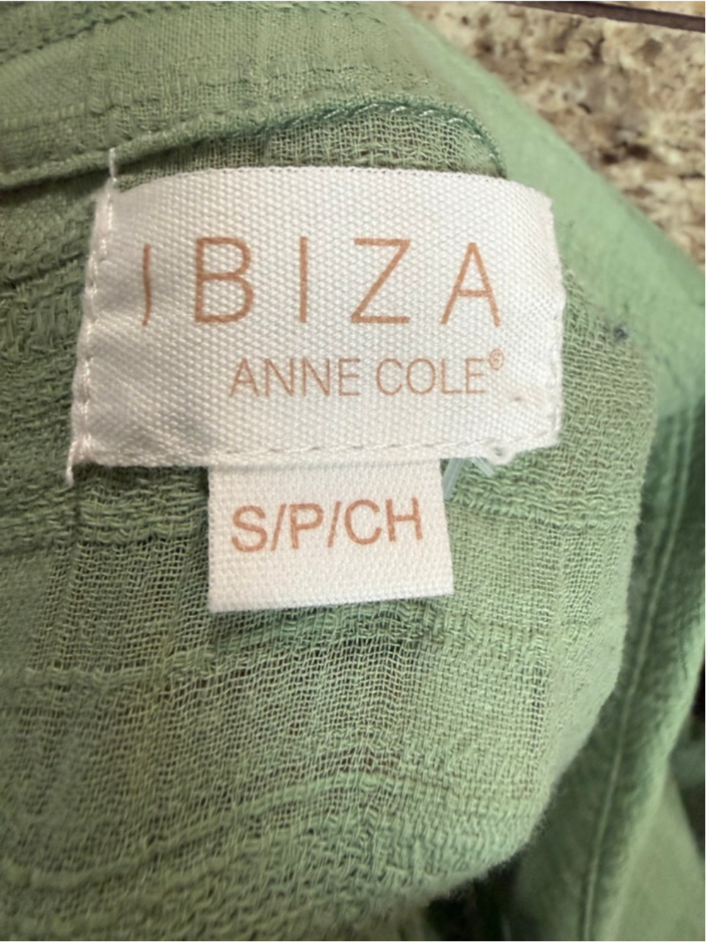 Women's Ibiza Anne Cole Green Mini Dress S - Picture 4 of 8